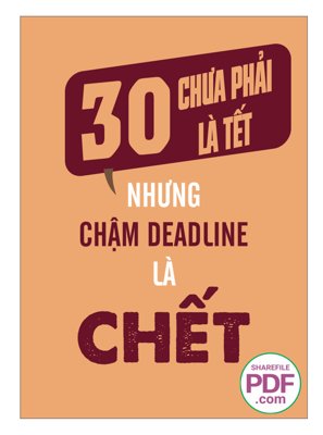 Tải file gốc 30 chưa phải là tết - nhưng chậm deadline là chết (bản PSD) gốc
