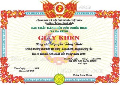 File in ấn 35+ Giay khen file corel (31) (bản gốc) từ file gốc