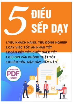 Tải file 5 điều sếp dạy file PDF & CDR (gốc) chủ đề tâm linh