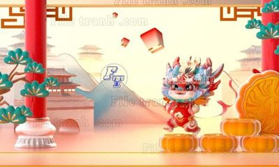 File gốc Anh rong cute 3D (13)(1) (in lụa) tranh mã đáo