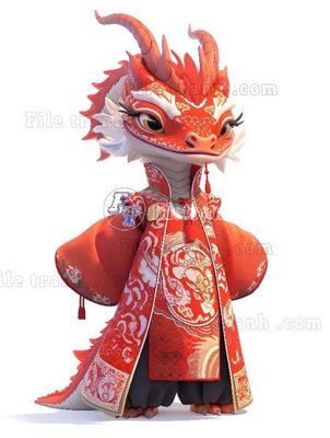 File gốc Anh rong cute 3D (17)(1) (thiết kế) độc quyền