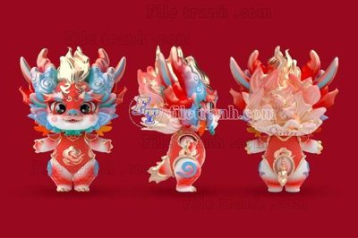 File gốc Anh rong cute 3D (9) (in tráng gương) nghệ thuật