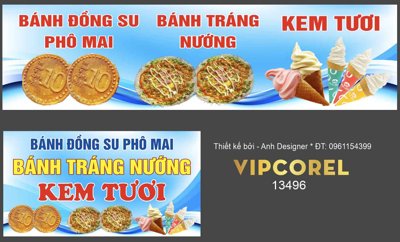 Tải file gốc Bánh đồng su phô mai - bánh trang nướng file corel (in không vỡ ảnh)