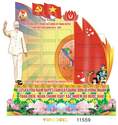 File in ấn Báo tường chào mừng lực lượng Vũ Trang vector #4 chuyên nghiệp