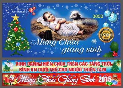 Ảnh gốc Băng rôn phông nền giáng sinh noel coreldraw (nét căng) in mica