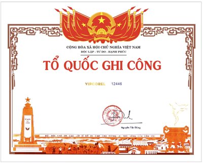 File PSD Bằng khen Tổ Quốc Thi Công #2 vector (nguyên gốc) chất lượng cao