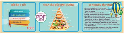 File gốc Bếp ăn 5 tốt - tháp cân đối dinh dưỡng file PDF & CDR (trang trí) phòng ngủ