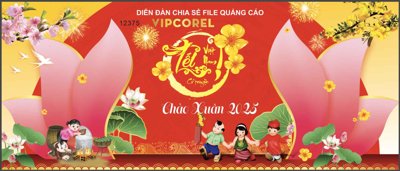 Tải file Backdrop Chúc mừng năm mới 2025 vector corel #101 (gốc) chủ đề tôn giáo