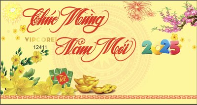 File tranh ảnh gốc Backdrop Chúc mừng năm mới 2025 vector corel #137 dùng cho in khổ lớn