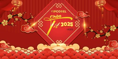 File in trần Backdrop Chúc mừng năm mới 2025 vector corel #169 (file gốc) chủ đề vũ trụ