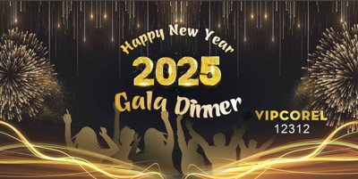 File PSD Backdrop Chúc mừng năm mới 2025 vector corel #38 (nguyên bản) cho thiết kế