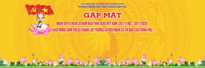 Tải file gốc Backdrop Gặp mặt kỷ niệm 20-11 và thành lập trường (in khổ lớn) quảng cáo