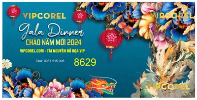 File ảnh Backdrop Gala dinner chào năm mới 2024 #15 (gốc) in standee