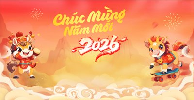 File in trần Backdrop Happy New Year 2026 file corel #39 (bản gốc) trời sao