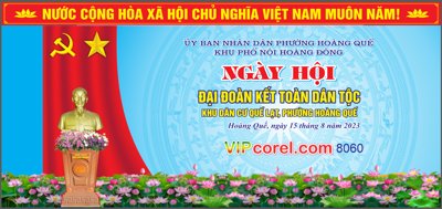 Hình ảnh file gốc Backdrop Ngày hội đại đoàn kết toàn dân tộc #5 (chất lượng cao)