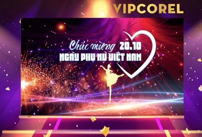 File in mica Backdrop check in ngày phụ nữ Việt Nam 20/10 #11 (bản gốc) làm vách ngăn