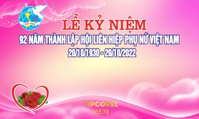 Mua file gốc Backdrop check in ngày phụ nữ Việt Nam 20/10 #15 (PSD) tại Filetranh.com