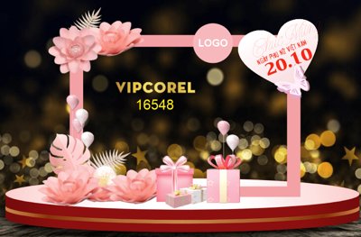 Tải file Backdrop check in ngày phụ nữ Việt Nam 20/10 #24 (gốc) làm file in ấn