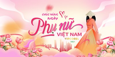Tải file Backdrop check in ngày phụ nữ Việt Nam 20/10 #35 (gốc) làm file in ấn