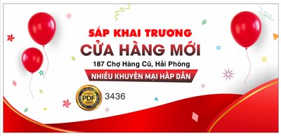 File tranh quảng cáo Backdrop khai truong cửa hàng mới file corel (download file gốc)