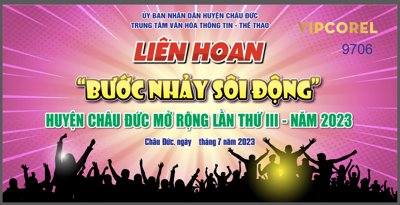 File tranh Backdrop liên hoan bước nhảy sôi động 2024 #3 (ảnh gốc) sắc nét hoàn hảo