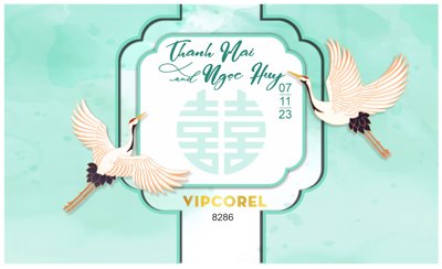 File in ấn Backdrop sân khấu đám cưới 2023 #46 file corel chuyên nghiệp