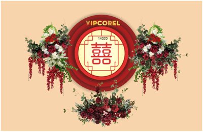 Tải file Backdrop sân khấu đám cưới 2024 vector #99 (ảnh gốc) file AI/EPS