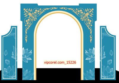 File ảnh Backdrop trang trí đám cưới 2025 wedding vector #124 (gốc) dùng in Pano
