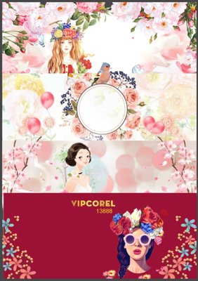 File gốc Background Chào mừng ngày phụ nữ Việt Nam 20-10 #15 (cho in 3D) độc đáo