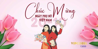 File in lụa Background Chào mừng ngày phụ nữ Việt Nam 20-10 #25 (tân cổ điển) Background Chào mừng ngày phụ nữ Việt Nam 20-10 #25