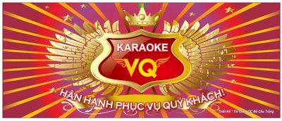 File in ấn cao cấp Background Karaoke VQ đẹp file Corel (file gốc)