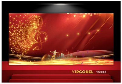 Tải xuống file tranh gốc Background musical - nền âm nhạc file corel #5 (PSD/TIFF)