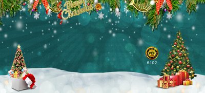 File tranh Background trang trí giáng sinh #14 file corel (gốc) in film