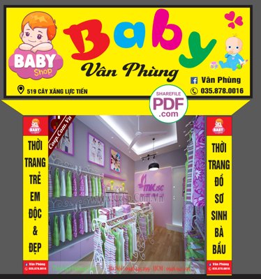 Tải file gốc Biển Baby shop Vân Phùng - thời trang trẻ em file PDF & CDR (in tráng gương) cao cấpFile gốc Biển Baby shop Vân Phùng - thời trang trẻ em file PDF & CDR (in ấn) phiên bản độc quyền