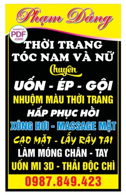 File tranh gốc Biển Phạm Dâng - Thời trang tóc nam và nữ file PDF & CDR (bản đẹp) độc quyền