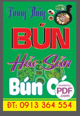 File gốc Biển Trung Thủy - Bún hải sản file PDF & CDR (Filetranh.com) Biển Trung Thủy - Bún hải sản file PDF & CDR