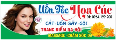 Tải file Biển Uốn tóc Hoa Cúc - trang điểm file PDF & CDR (gốc) chủ đề tôn giáo