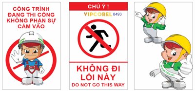 File tranh gốc Biển công trình đang thi công - không đi lối này (bản quyền) Filetranh.com