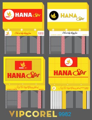 File gốc Biển quảng cáo HaNa Spa - nơi vẻ đẹp thăng hoa (ảnh chi tiết) để in trần