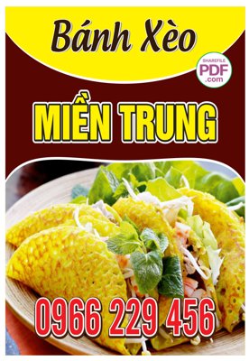 Ảnh mô tả file gốc in mica Biển vẫy Bánh Xèo Miền trung file CDR