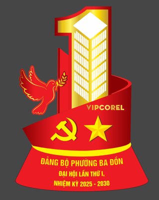 Mua file tranh gốc Biểu tượng trang trí Đại hội lần thứ Nhất file corel tại Filetranh.com