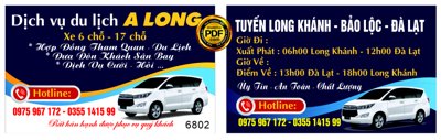 File gốc Card visit dịch vụ du lịch A Long file corel (cho in ấn) độc quyền