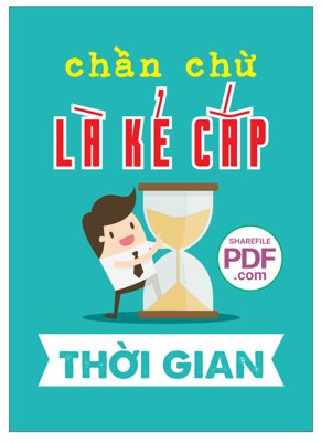 File gốc Chần chừ là kẻ cắp thời gian file vector PDF (ảnh chi tiết) để in ấn
