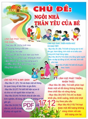 File in ấn Chủ đề: Ngôi nhà thân yêu của bé file PDF & CDR (bản gốc) sắc nét