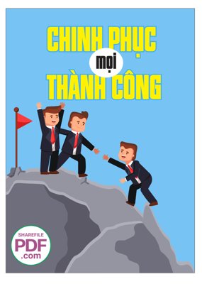 File PSD in ấn Chinh phục mọi thành công file vector PDF (chất lượng cao)