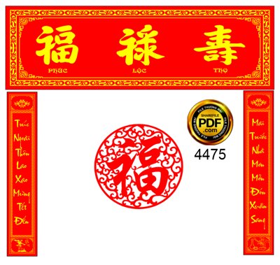 Tải file Cuốn thư Phúc Lộc Thọ phòng thờ file corel (ảnh gốc) file AI/EPS