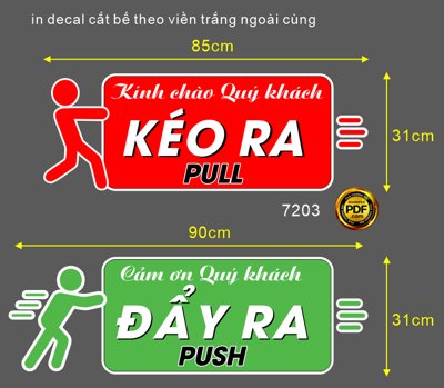 File gốc Decal dán cửa kính kéo ra - đẩy ra file corel (in mica) cắt laser