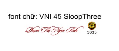 File tranh gốc Download font chữ VNI 45 Sloop Tree (bản đẹp) độc quyền