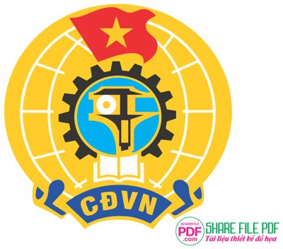 File gốc Download logo Công Đoàn Việt Nam file PDF (phong cách) châu Âu