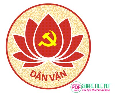 Hình ảnh file gốc in trần nhà Download logo Dân Vận file PDF